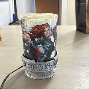 Marvel Avengers LED Candle Holder with Red and Gray Accents Scentsy